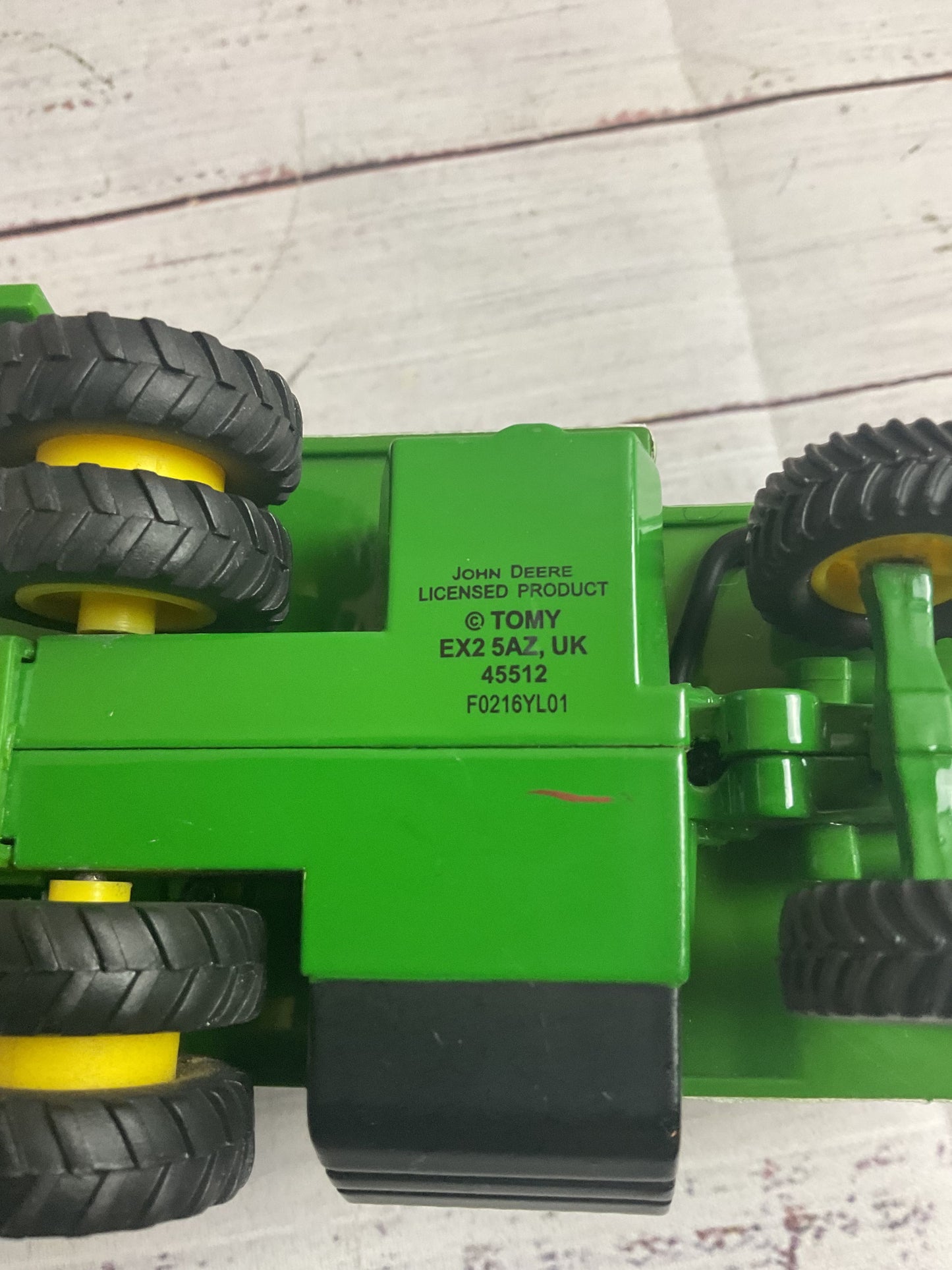 John Deere Toy Tractor Harvester