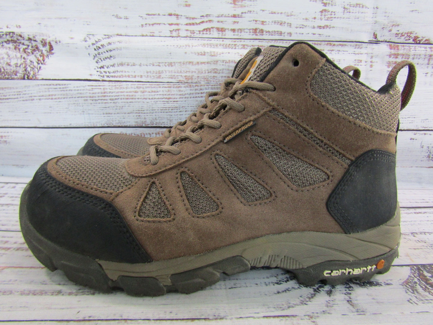 Carhartt Women's Brown Lightweight Work Hiker Boots Size 9 CWH4420