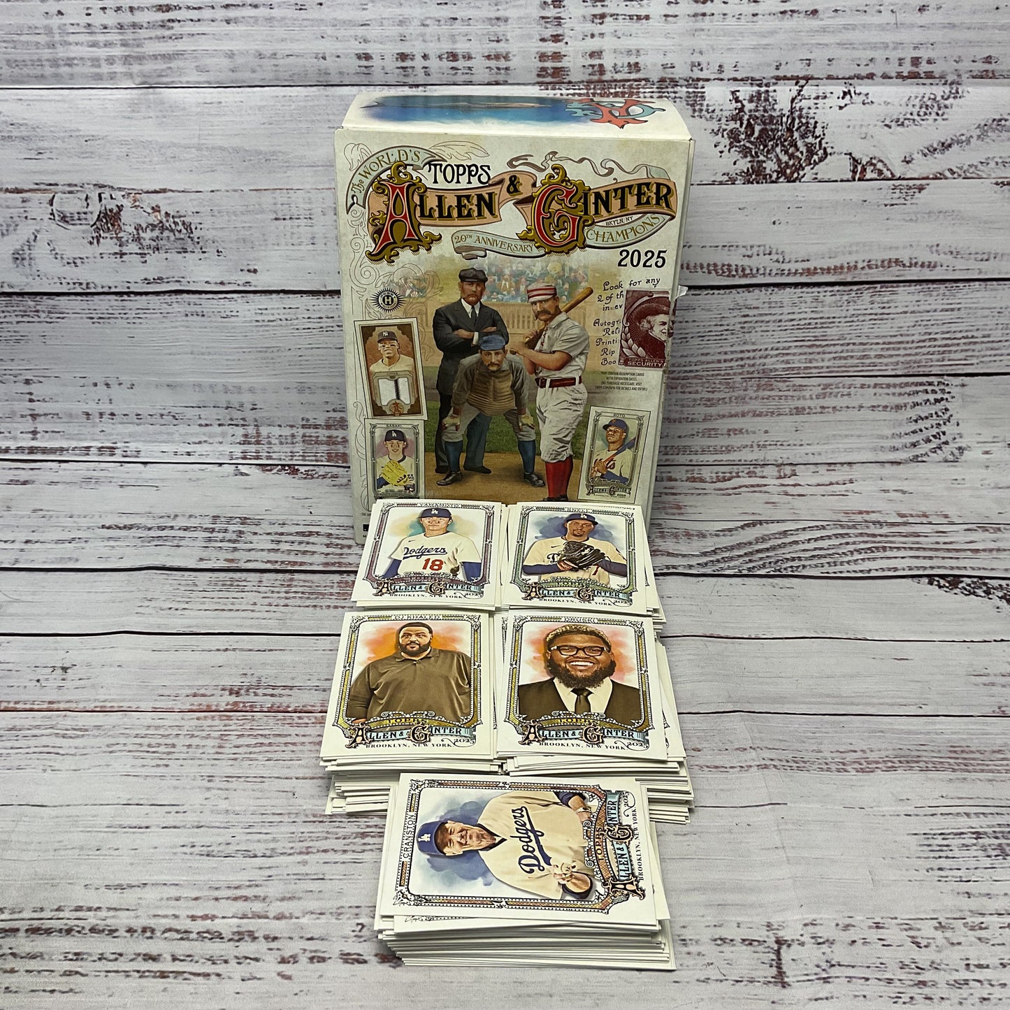 2025 MLB Baseball Topps Allen & Ginter Hobby Box ~200 Trading Cards