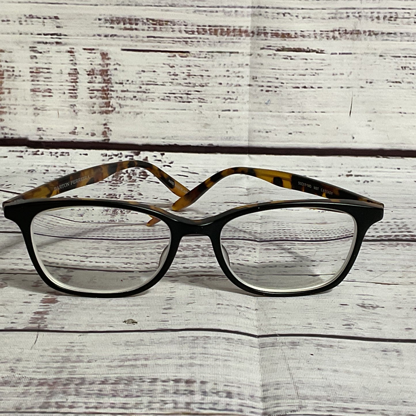 BARTON PERREIRA Cassady Brown Tortoise Eyeglasses- 50[ ]17 140 (FRAMES ONLY)