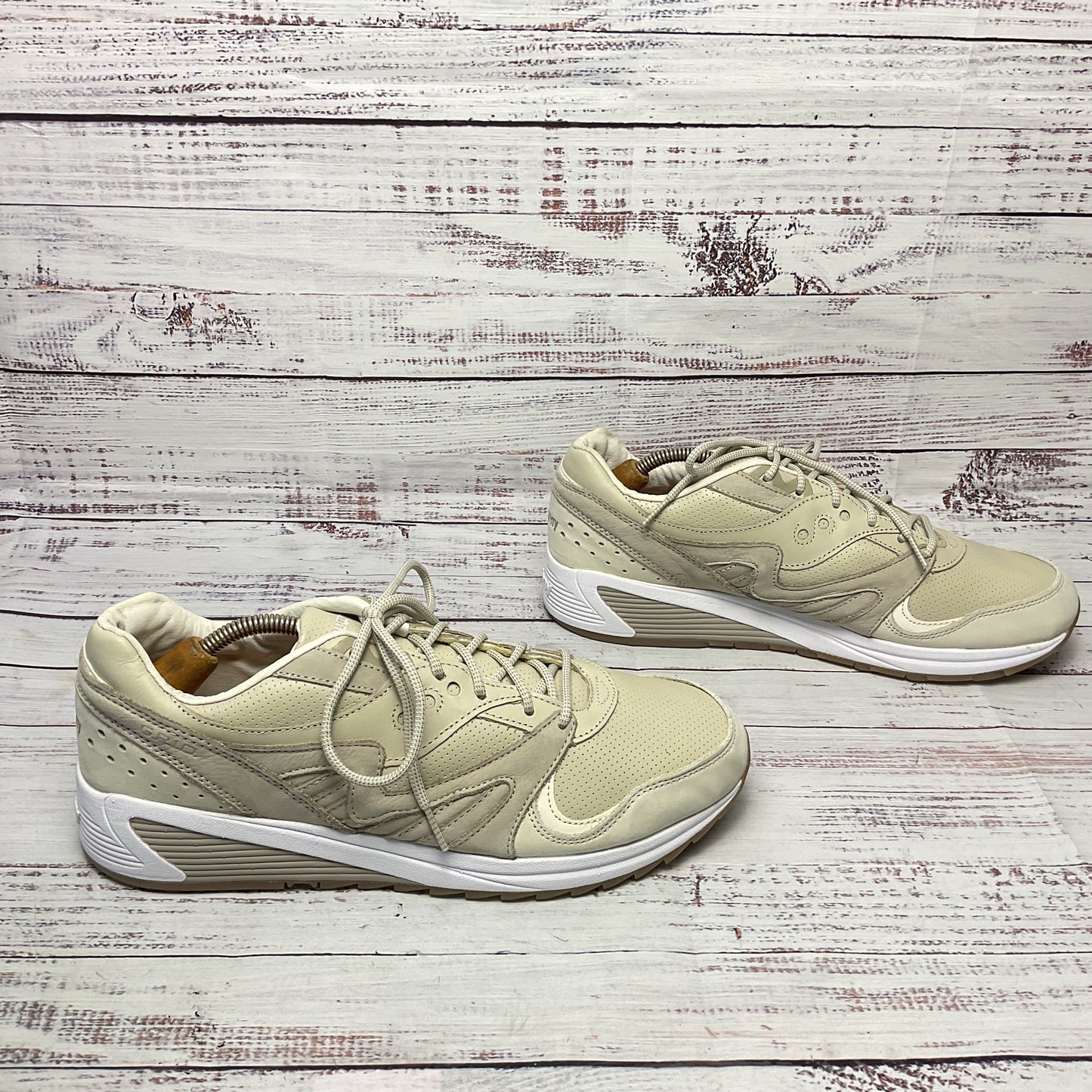 Saucony Grid 8000 Grey Athletic Sneaker Shoe Men Size 12