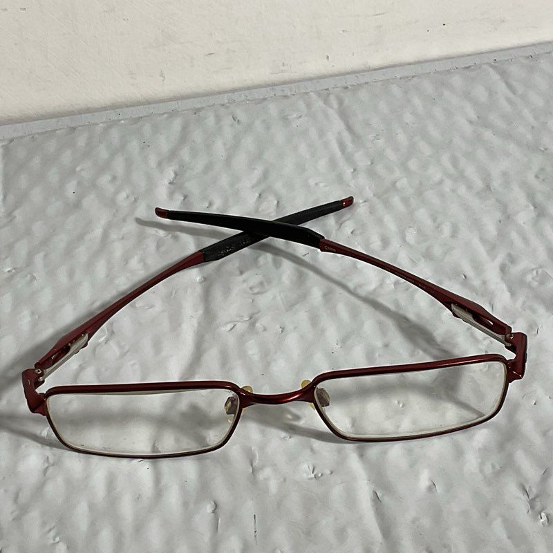 OAKLEY Mono Shock OX3098-0450 Brick Red Rectangle Eyeglasses FRAMES- 50[ ]18 137