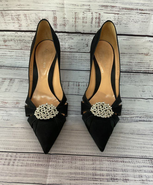 Women's Sergio Rossi Black Pump Heel with embellishment Size 37