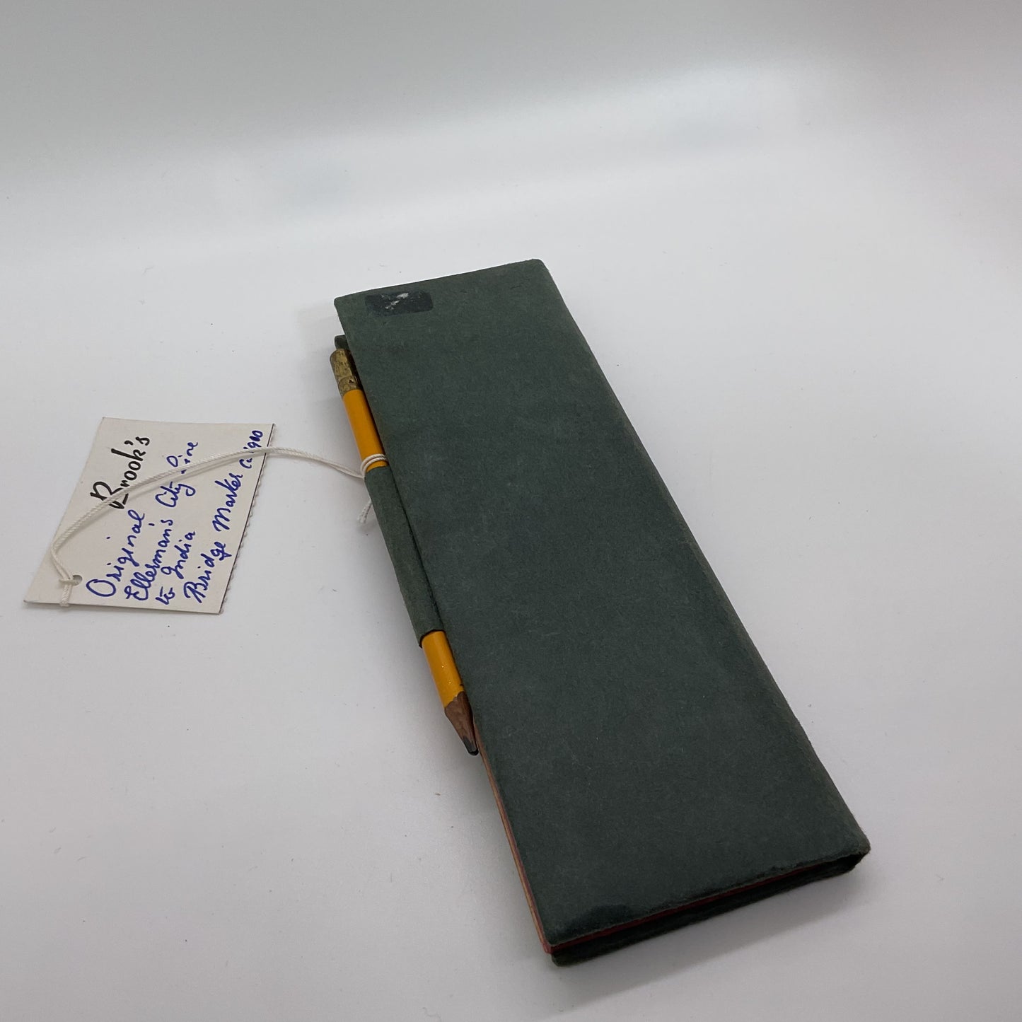 VTG./ANTIQUE Ellerman's City Line to India Bridge Marker Scorecard