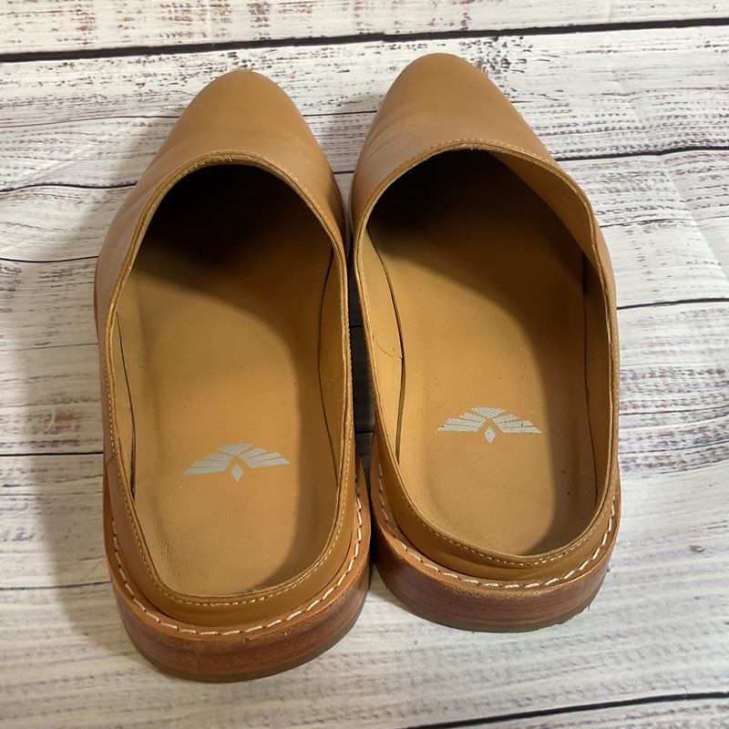 FORTRESS Adra Women's Caramel Mule Slides Shoes- SZ 40/ 10 US