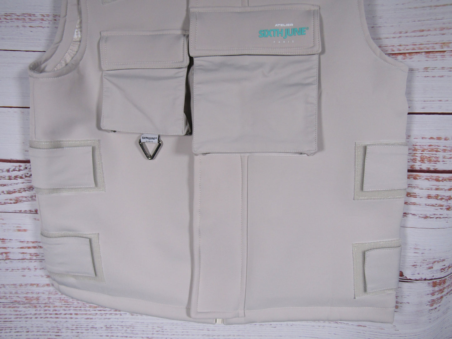 Sixth June Atelier Ruler's Club Men's Gray Tactical Vest Size S