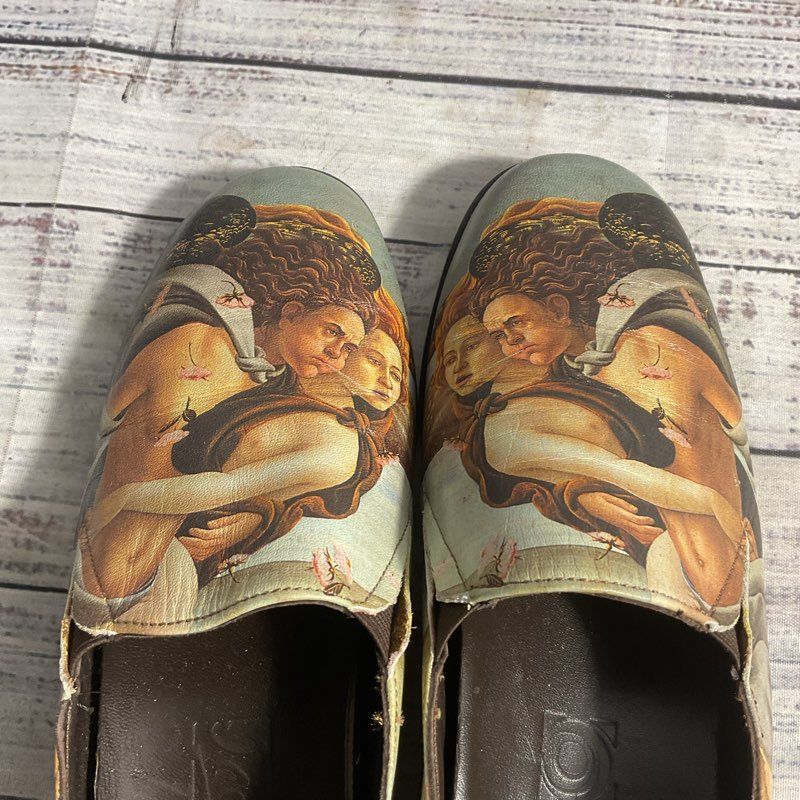 Jeon Botticelli Wearable Art Slip On Loafer Casual Shoe Women's Size 5