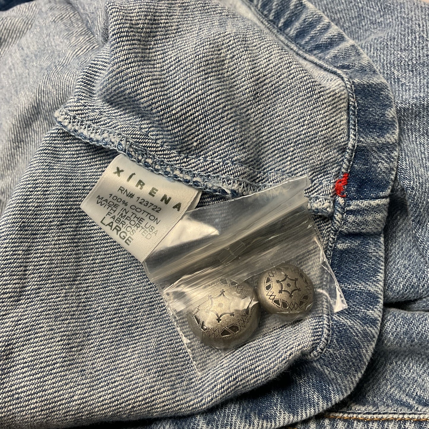 Xirena Blue Jay Paley Denim Jacket - Size L -New W/ Tag