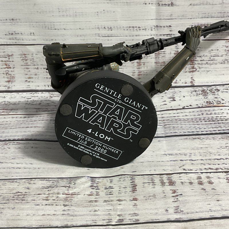 Star Wars 2009 Gentle Giant 4 Lom Mini 6" Tall Bust Limited 148/2000