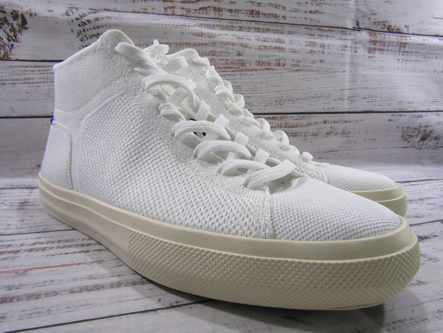 Rothy's The High Top Women's White Knit High Top Sneakers Size 9