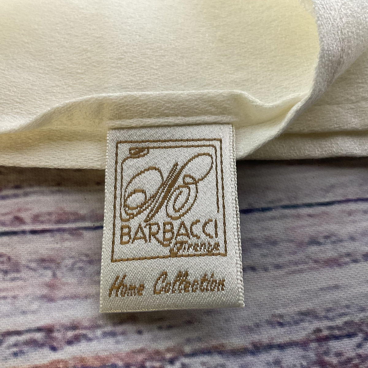 BARBACCI Firenze Home Collections Cotton Green Trim Table Mats- 15" x 19.5"