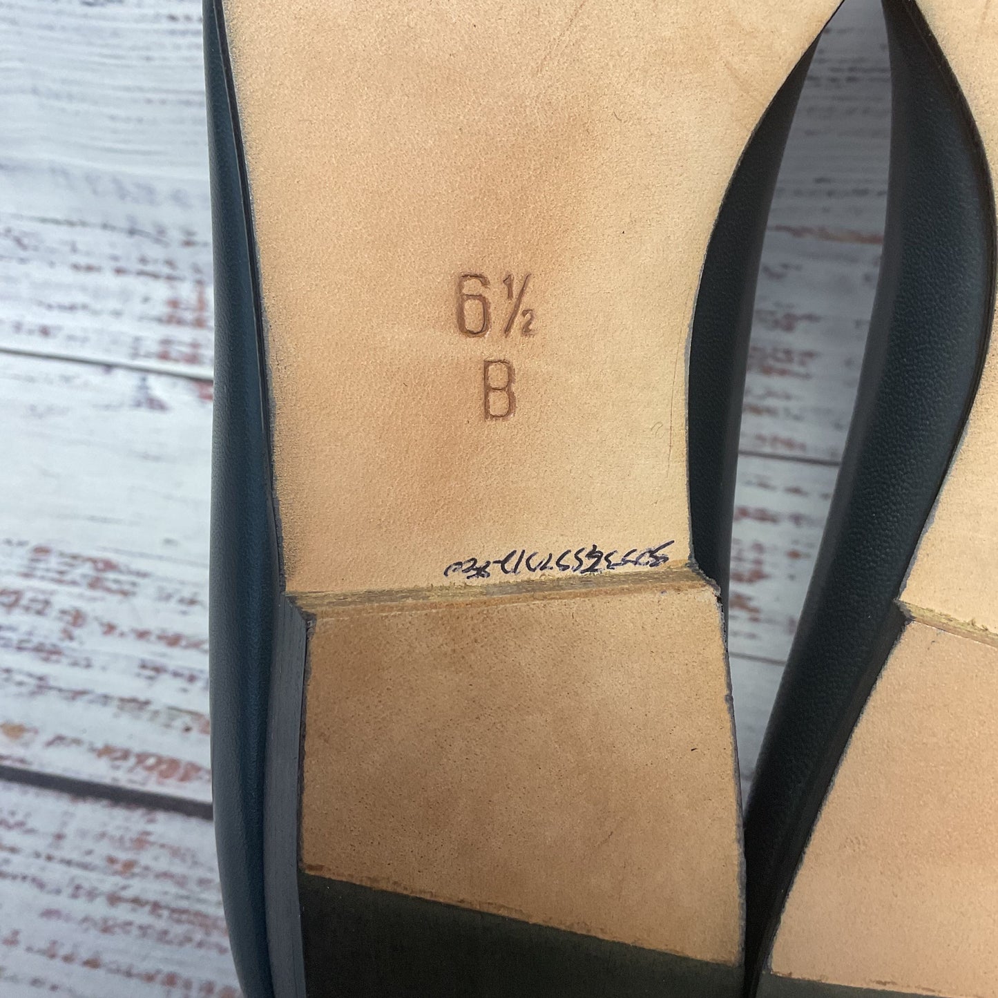 Cole Haan Navy Blue Leather Tassel Slip On Casual Shoe Women Size 6.5