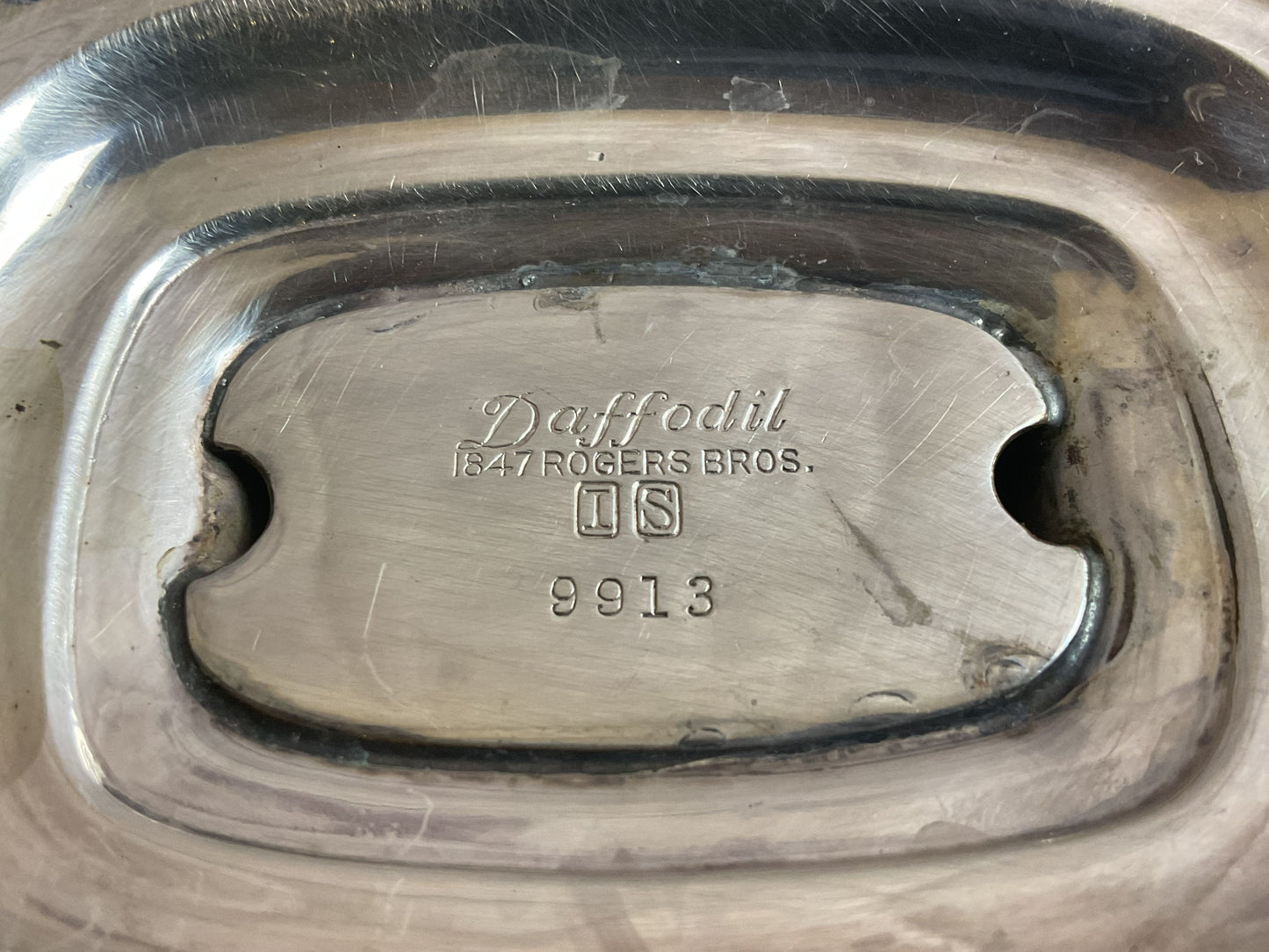 Daffodil Silverplated Sauce Gravy Boat