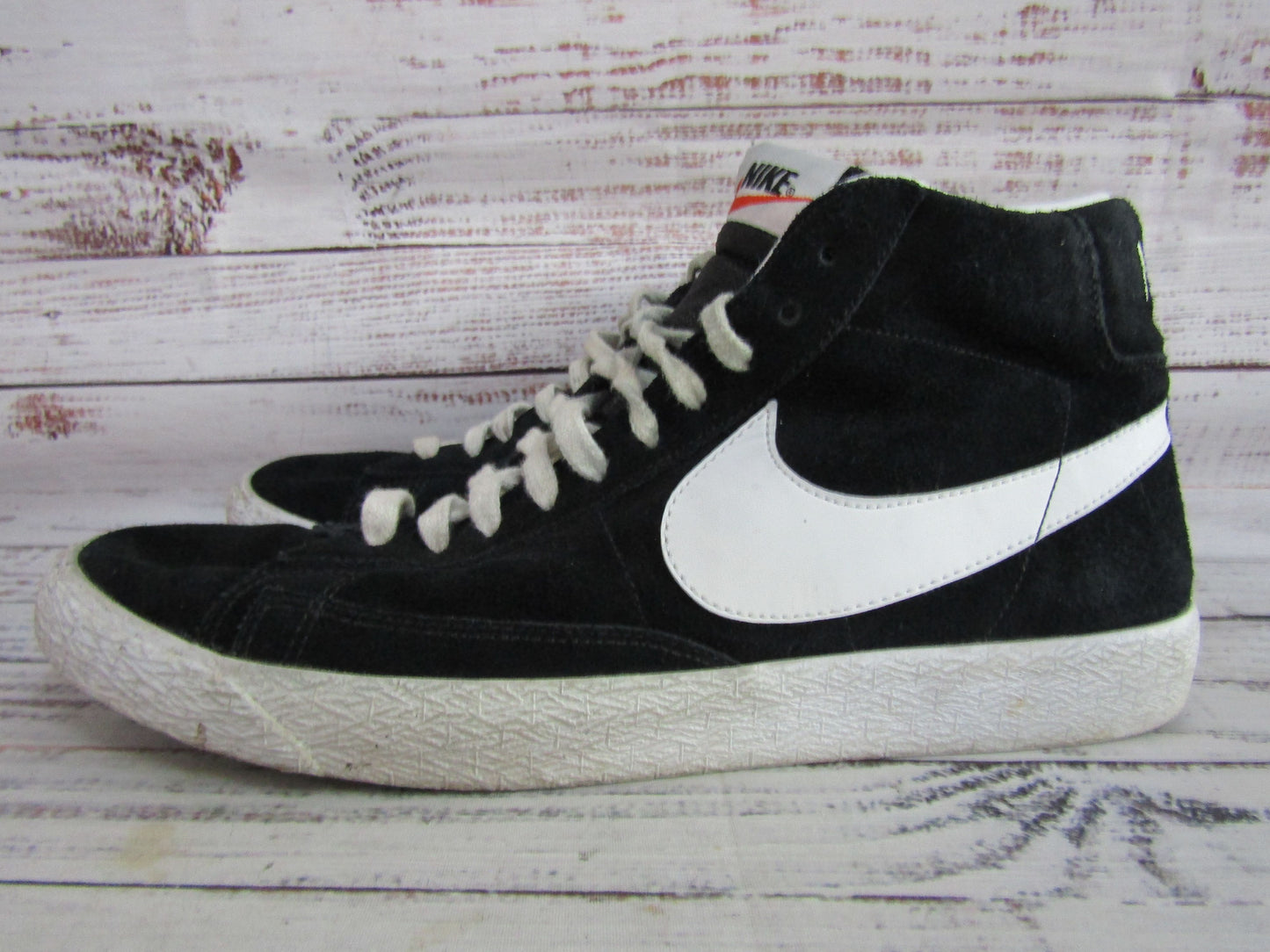 Nike Blazer Men's Black Suede Mid-Top Sneakers Size 10.5 429988-006