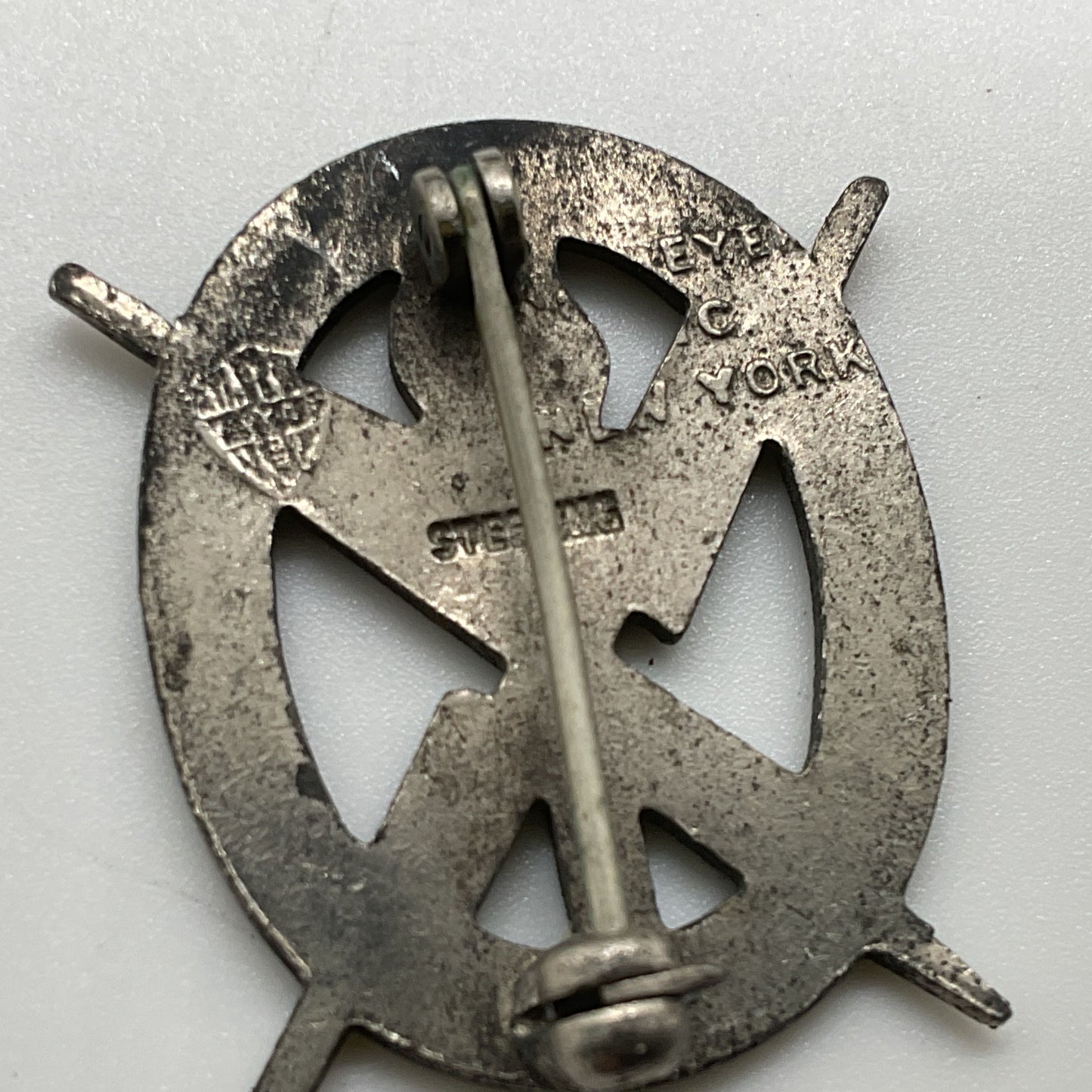 VTG. Sterling WWII Era US Army DI Signal Corps Replacement Center Meyer New York