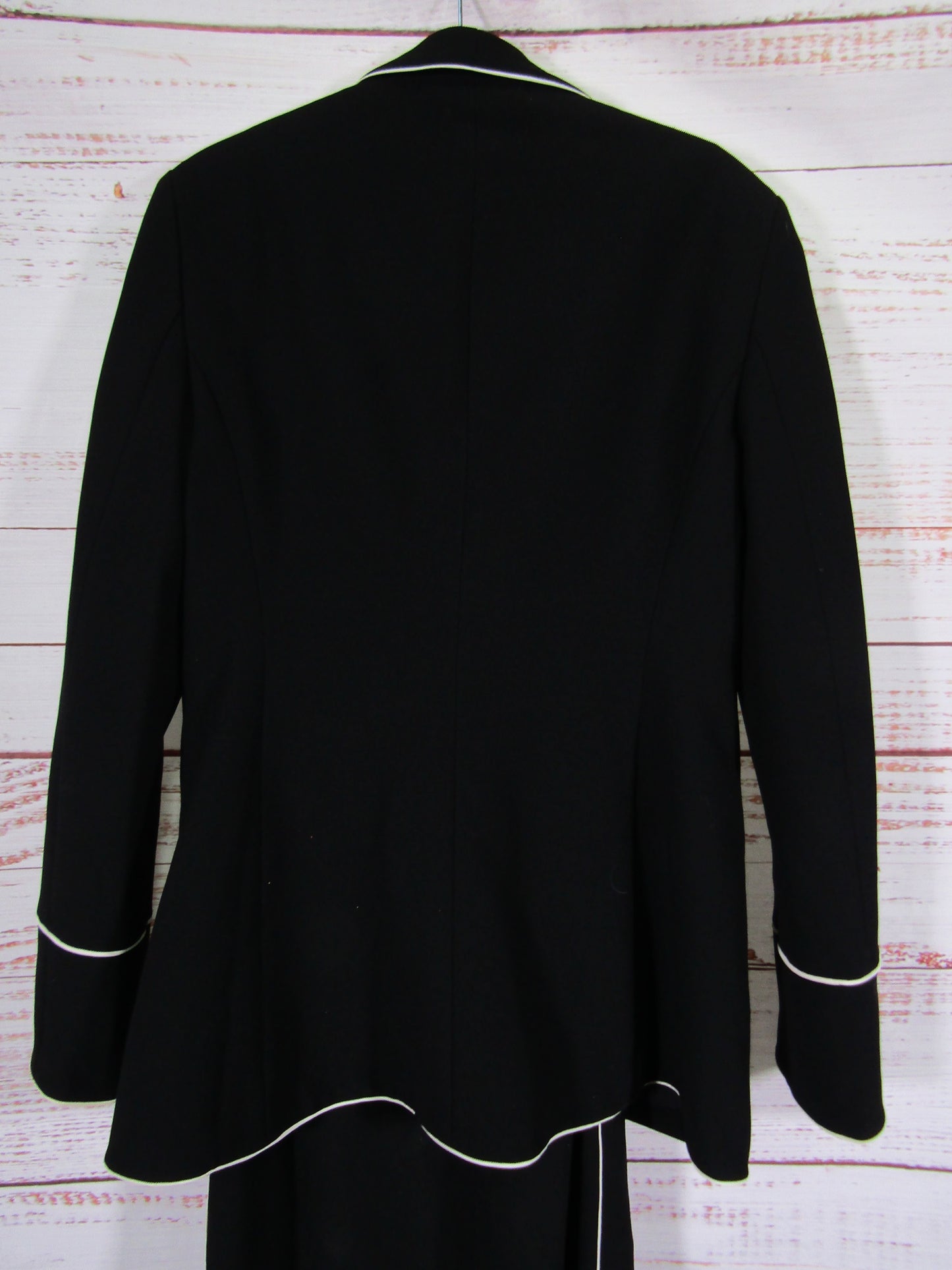 Hugo Boss Women's Black 3/4 Sleeve Dress With Blazer Jacket Suit Size 6