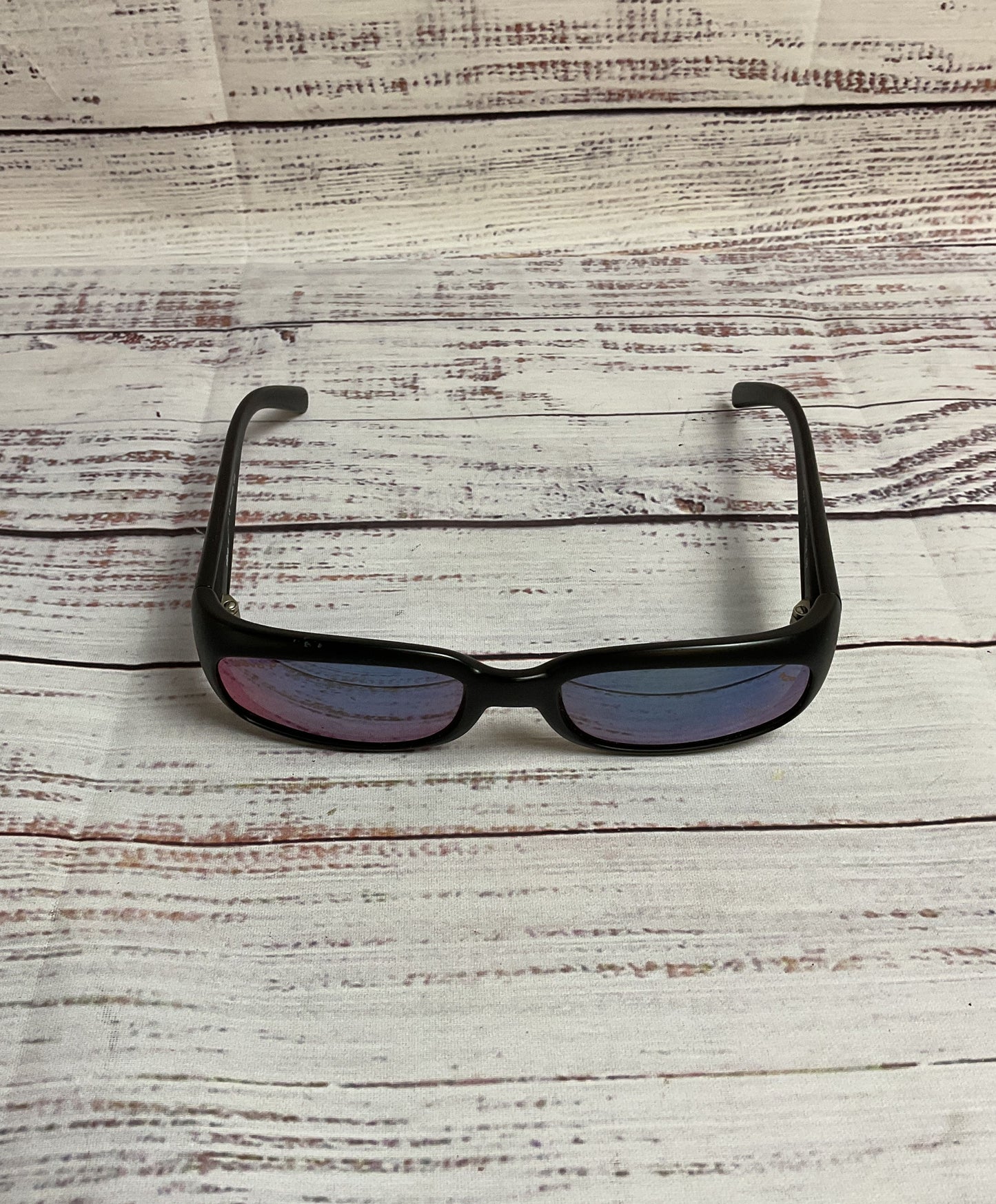 Revo Men's Black Polarized LMB Sunglasses and Protective Hard Case