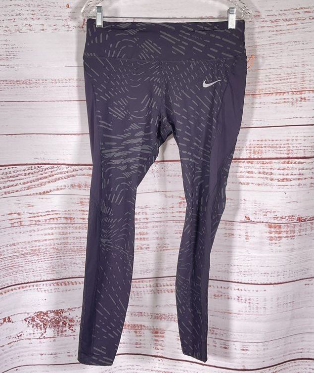 Nike Dri-FIT Run Division Fast Running Leggings Purple L