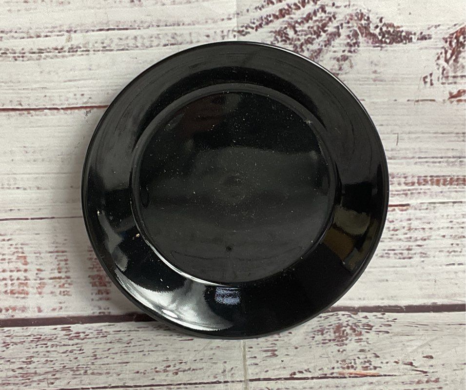 Fitz and Floyd Set 4 Coffee Mugs 3 Saucers Black
