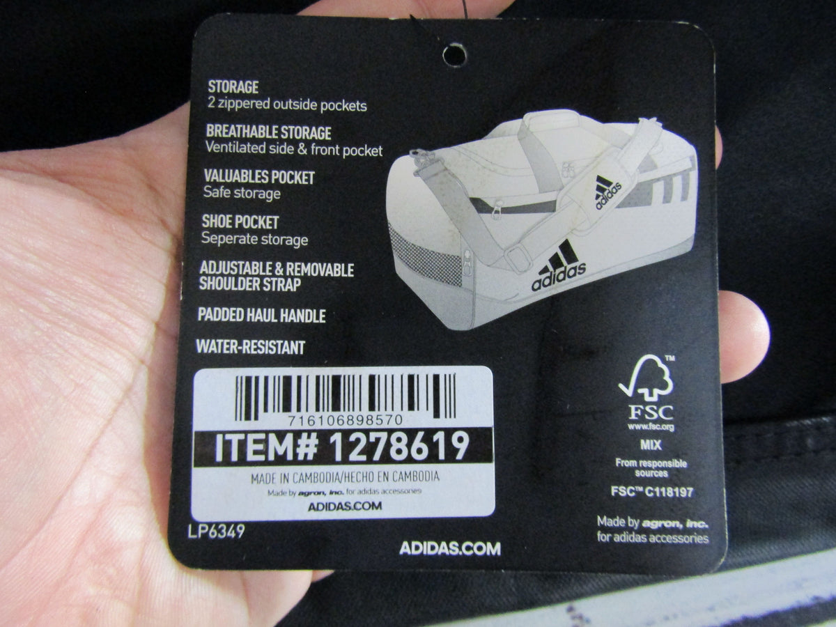 Adidas Black Duffle Bag