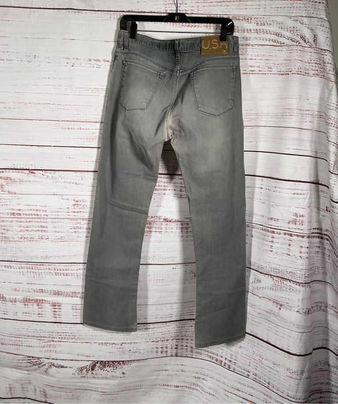Men's John Varvatos Gray Boot Cut Jeans Size 33 Retail $248
