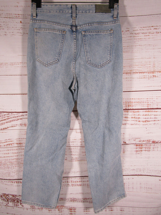 Carmar Hermia Women's Galexia Blue Straight Cut Out Denim Jeans Size 25