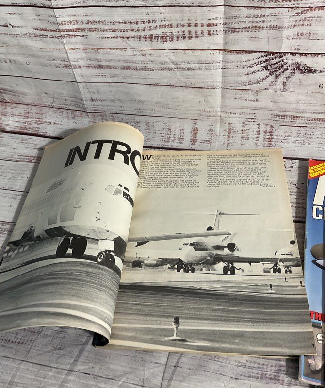Lot Of 4 Vintage Air Classics Airplane Magazines 1970's - 1990's