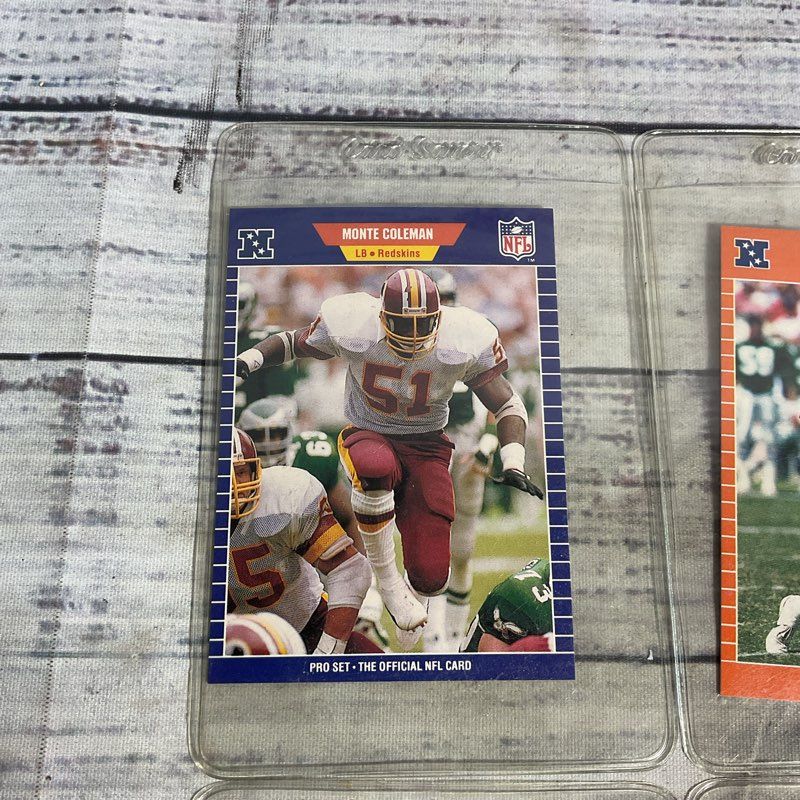 Lot Of 4 NFL Pro Set 1989 Ungraded Football Card #425 #271 #315 #404 FRESH PULLS