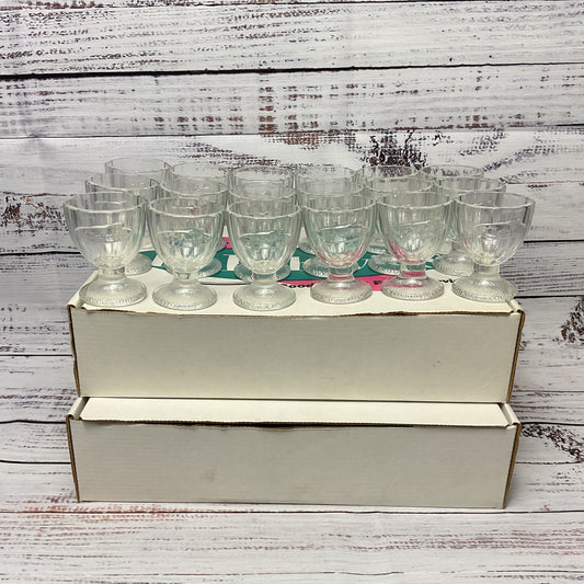 Ed Debevic's Glass Sundae Dessert Cup/egg Holder Lot 18 Pieces