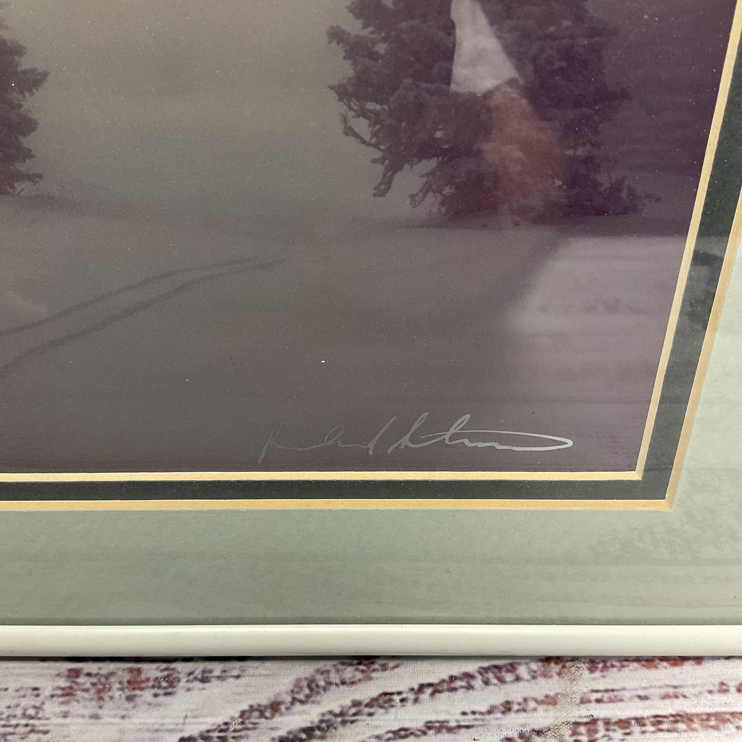The Fog In the Vail At the Top Of The Mountain Photograph Richard Strauss Signed