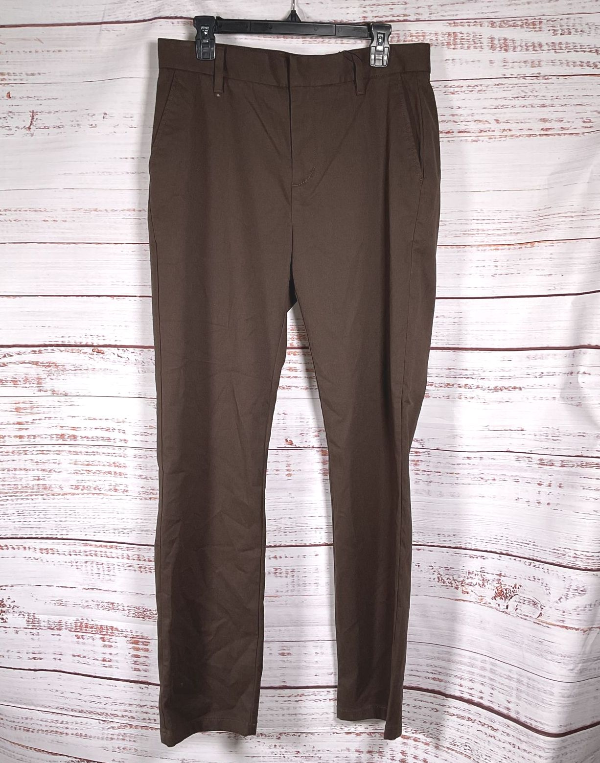 John Vavartos Elma Dropped Pants Dark Brown 31