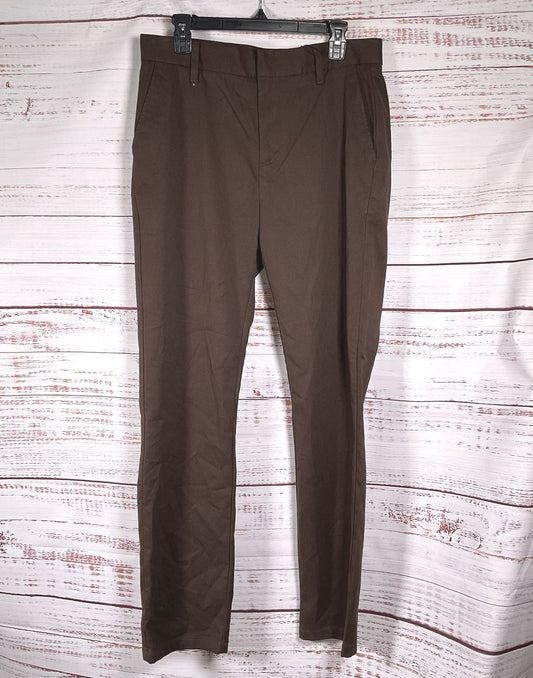 John Vavartos Elma Dropped Pants Dark Brown 31