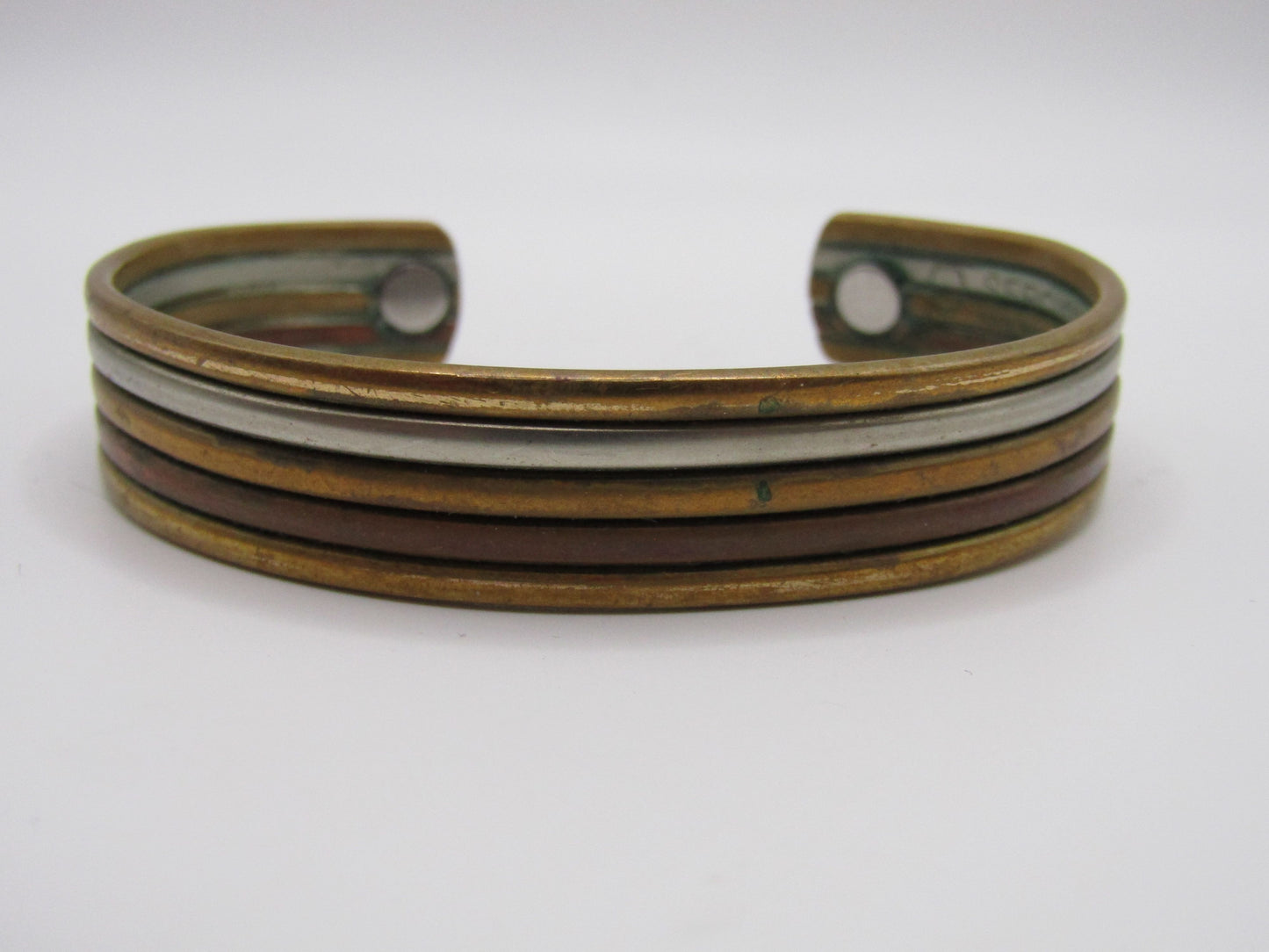 Set of 3 Sergio Lub Bronze / Copper Cuff Bracelet