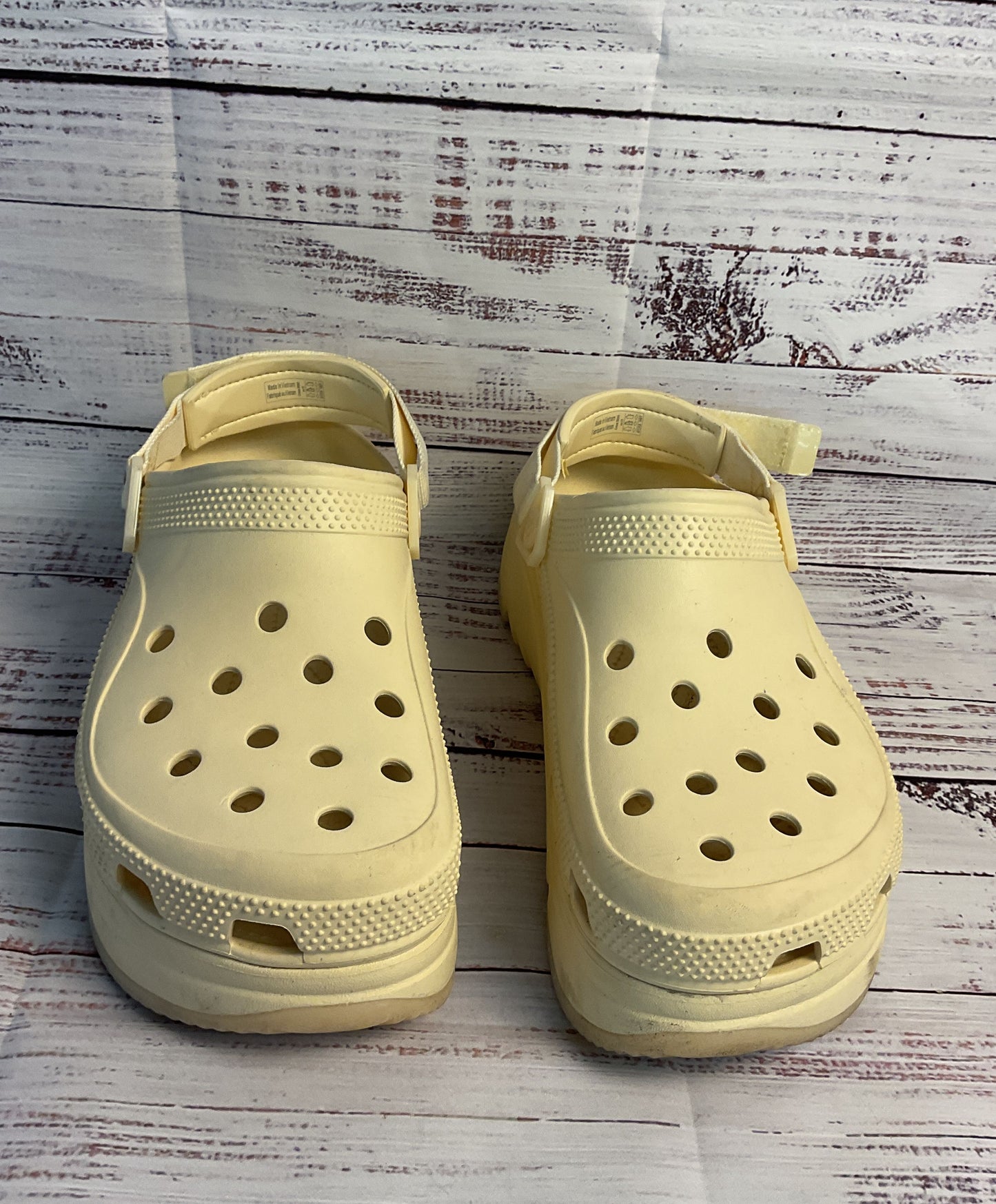 Men's Crocs Beige Slip On Clog Size 11