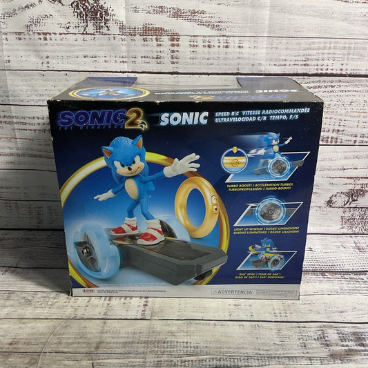 Jakks Pacific Sonic The Hedgehog 2 Speed R/c Hoverboard Toy SEALED