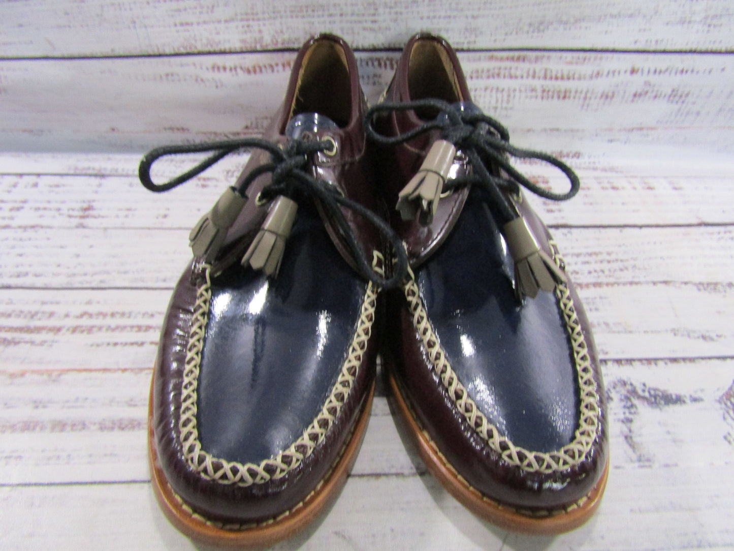 G.H. Bass & Co. Weejuns Winnie Women's Patent Leather Shoes Size 7.5