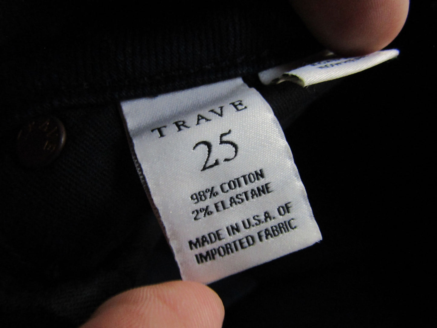 Trave Irina Women's Road to Nowhere Black Distressed Denim Jeans Size 25