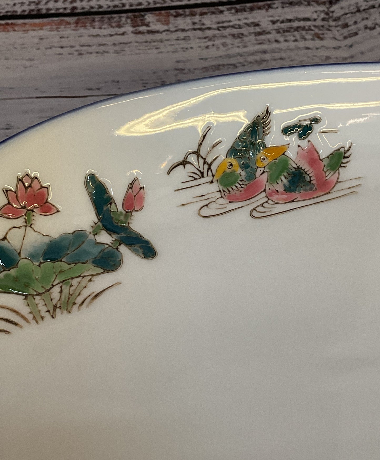 JOJO Vintage White Ceramic Plate Set of 6