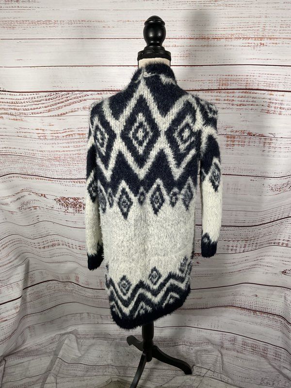 Sleeping on Snow by Anthropologie Diamond Eyelash Open Cardigan Size XS Women's
