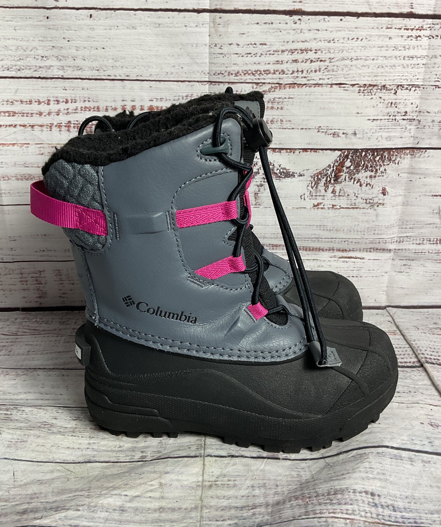 Columbia Bugaboot Celsius Snow Boots Gray Kids 12