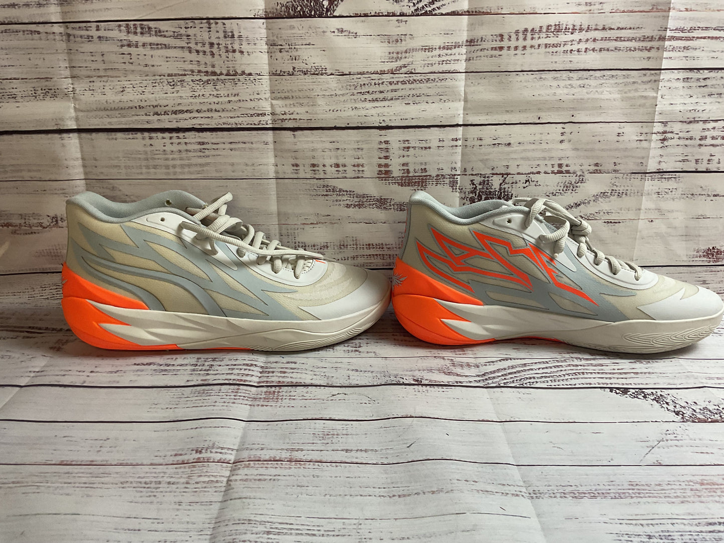 Puma LaMelo Ball MB.02 Grey Sneakers Shoe Men 13