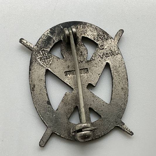VTG. Sterling WWII Era US Army DI Signal Corps Replacement Center Meyer New York