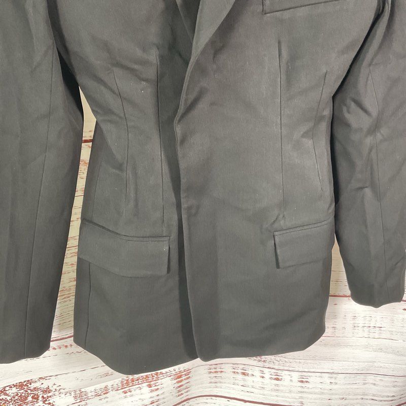 Salt Murphy Yannis Black Double Breasted Peak Lapel Blazer Jacket Men's Size 36