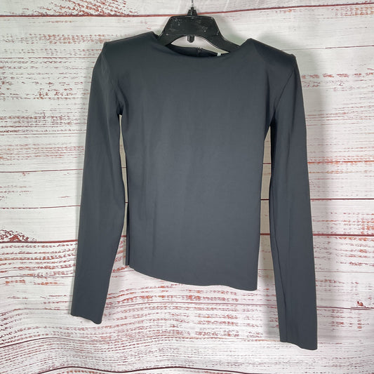 Salt Murphy Andre Black Long Sleeve Shoulder Padded Top Top - Size S Men New