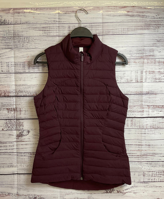 Lululemon Maroon Puffer Vest - Women's Size 4