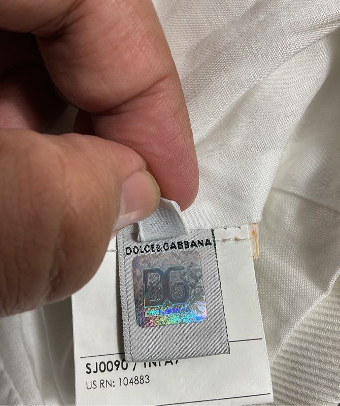 Dolce & Gabbana Women's White 3 Button Blazer Jacket Size 44