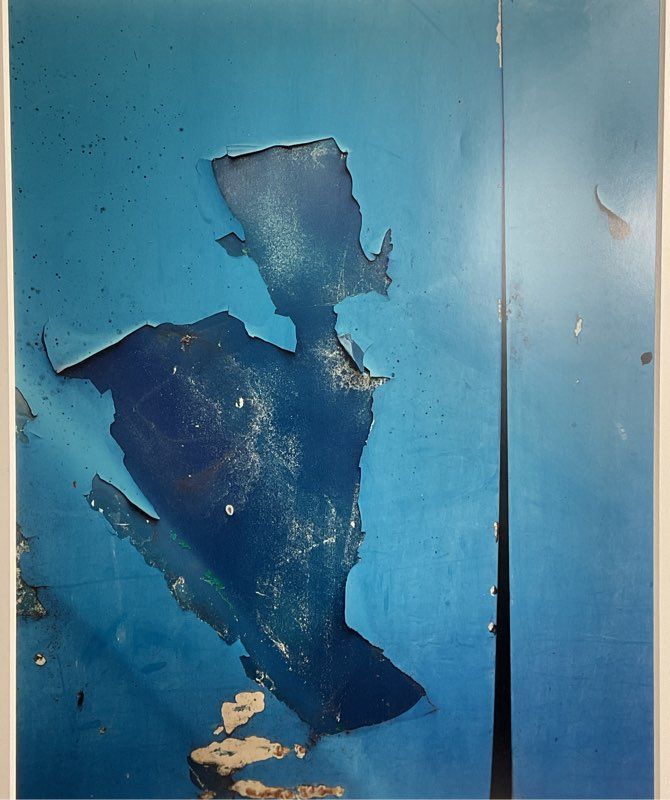 Peeling Paint on Vintage Car 27 x 21 Photograph by Marc Valesella