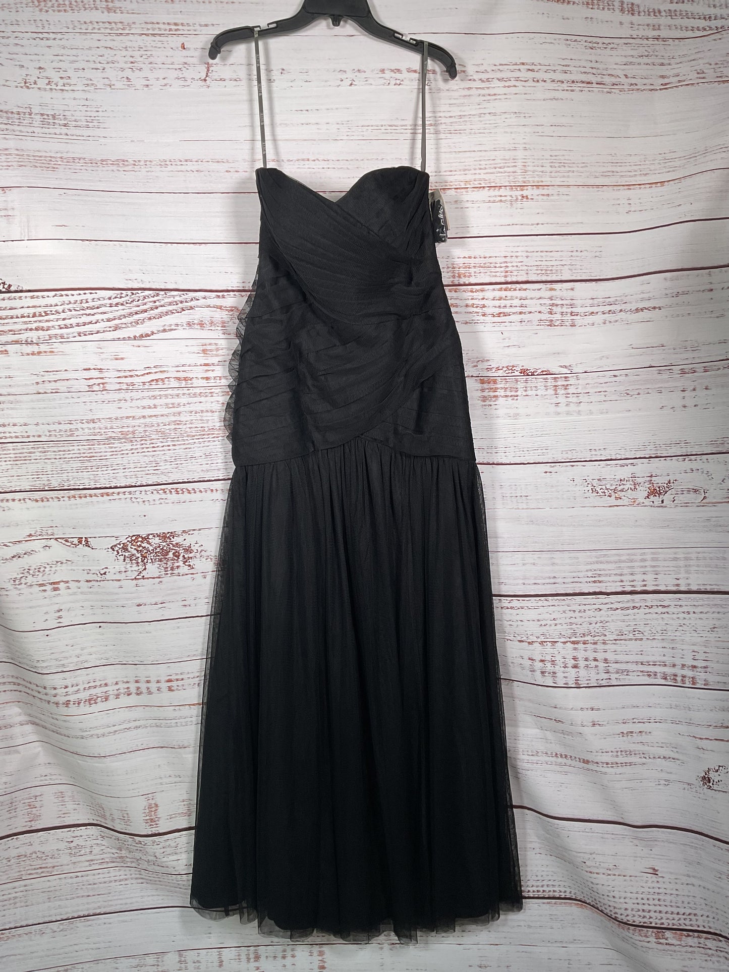 White by Vera Wang Black Formal Dress Gown - Size 10