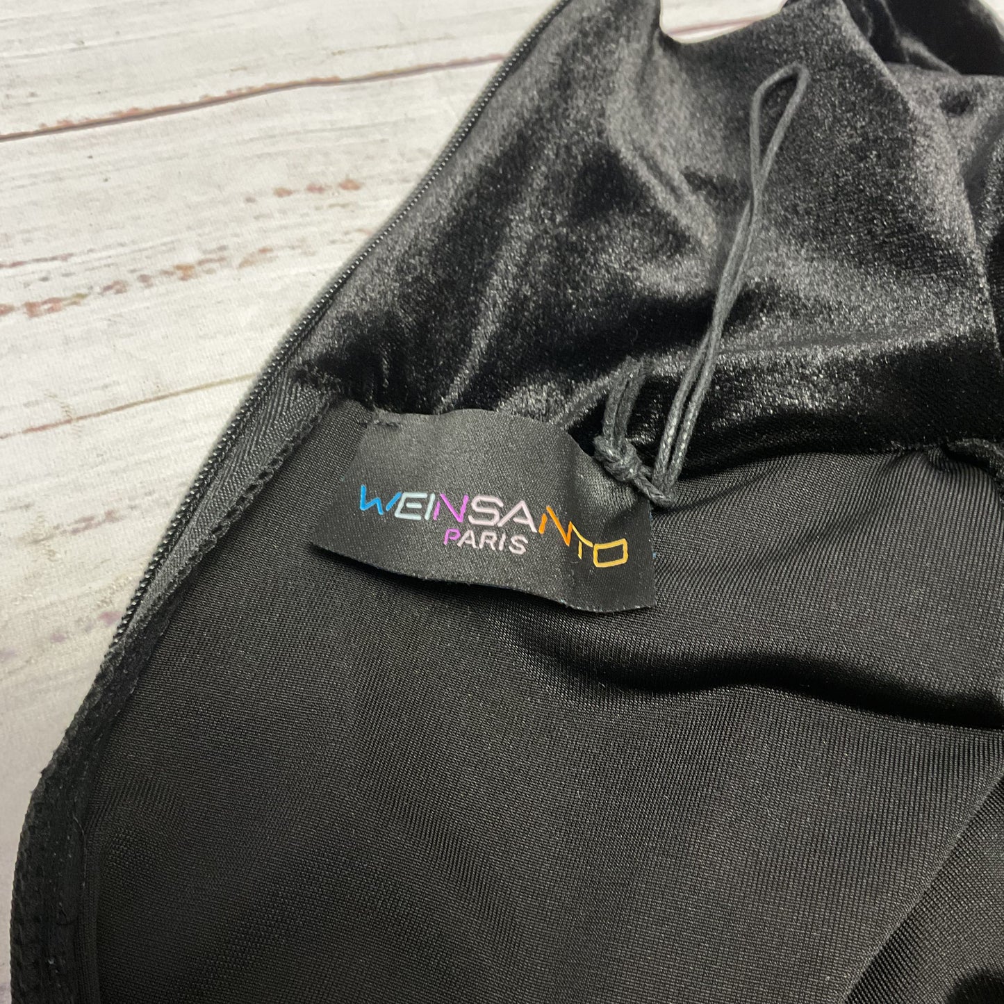 Weinsanto Black Velvet Full Body Jumpsuit - Size S