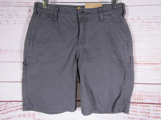 Carhartt Crawford Women's Gray Original Fit Shorts Size 2